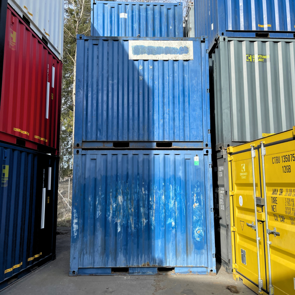 begagnad container 8 fot 10 fot att köpa från Containertjänst