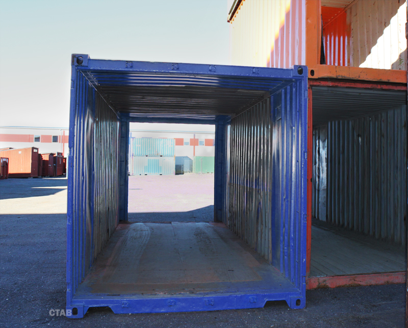 container gångtunnel 20 fot