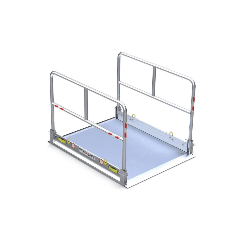 gångbro, gångbrygga 2 meter i anodiserad aluminium