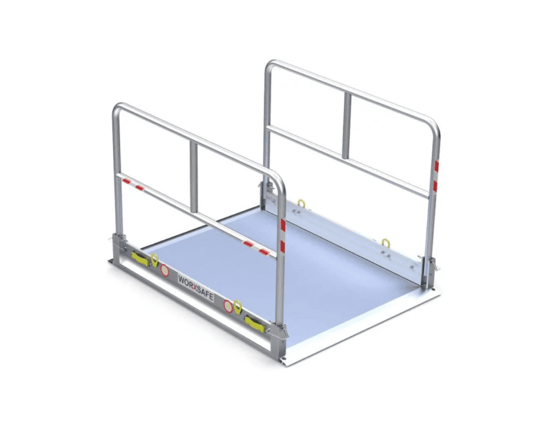 gångbro, gångbrygga 2 meter i anodiserad aluminium