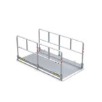 gångbro, gångbrygga 3 meter i anodiserad aluminium