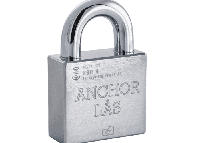 Anchor 880-4 hänglås i silver