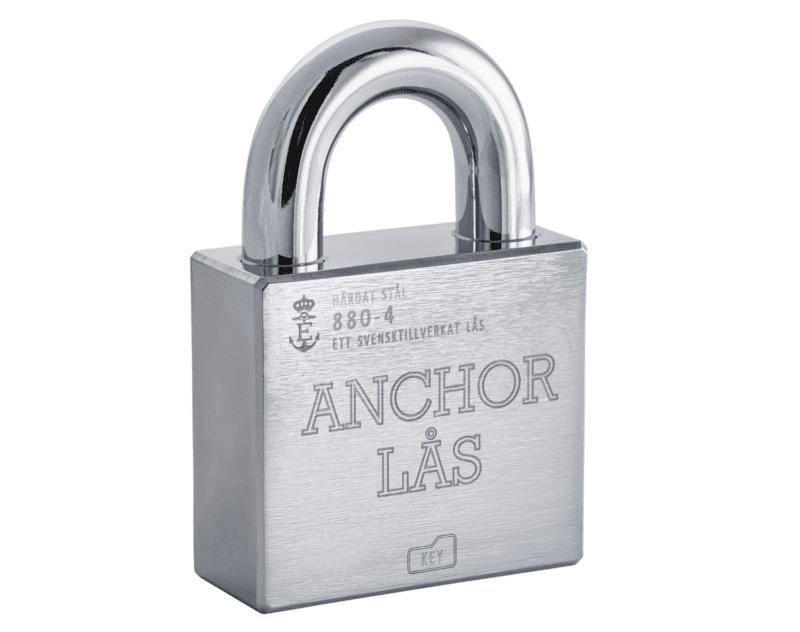 Anchor 880-4 hänglås i silver