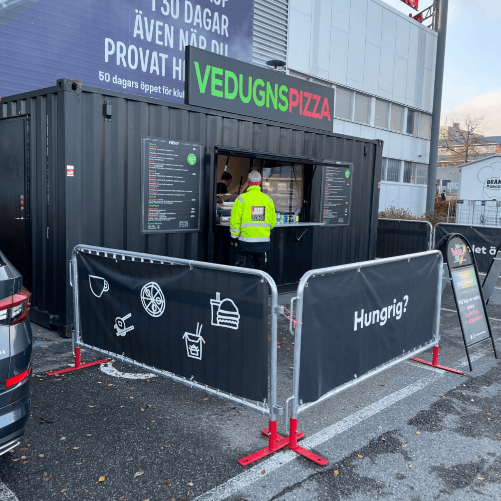 Pizzabutik en 20 fot container