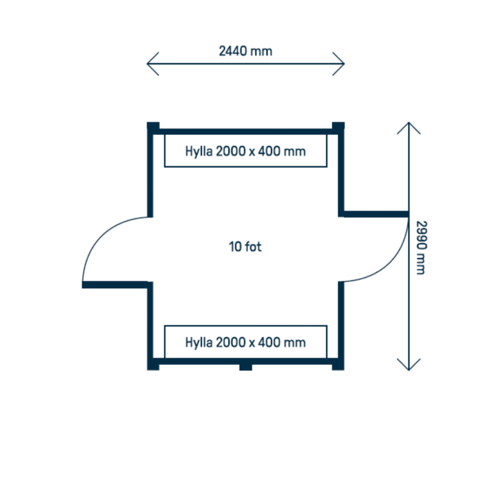 Leveranscontainer 10 fot ritning