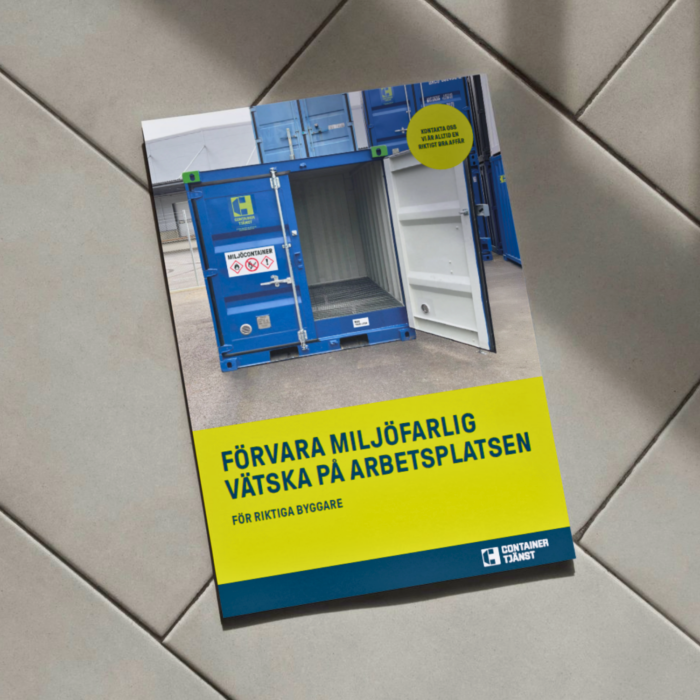 Miljöcontainer från Containertjänst att hyra eller köpa