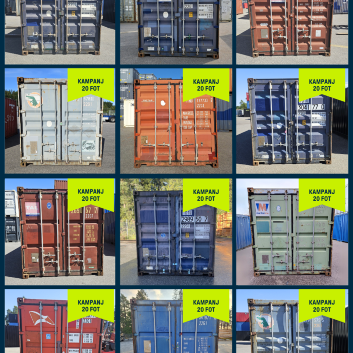 Köp begagnad container till kampanj pris rea kolla in kampanjen.