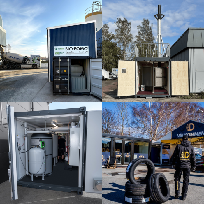 En container är mer än bara förvaring; det är ett mobilt utrymme. Genom att montera maskiner och utrustning direkt i containern skapas en flyttbar industrimodul som snabbt kan transporteras och kopplas in där den behövs.
